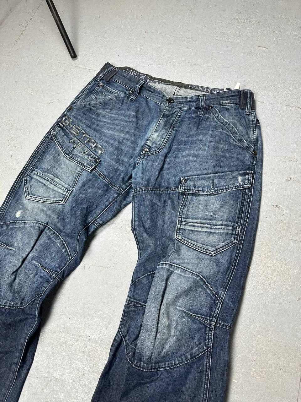 G-Star Vintage pants G Star Raw y2k denim flared baggy Cargo Size US 36 / EU 52 - 3 Thumbnail