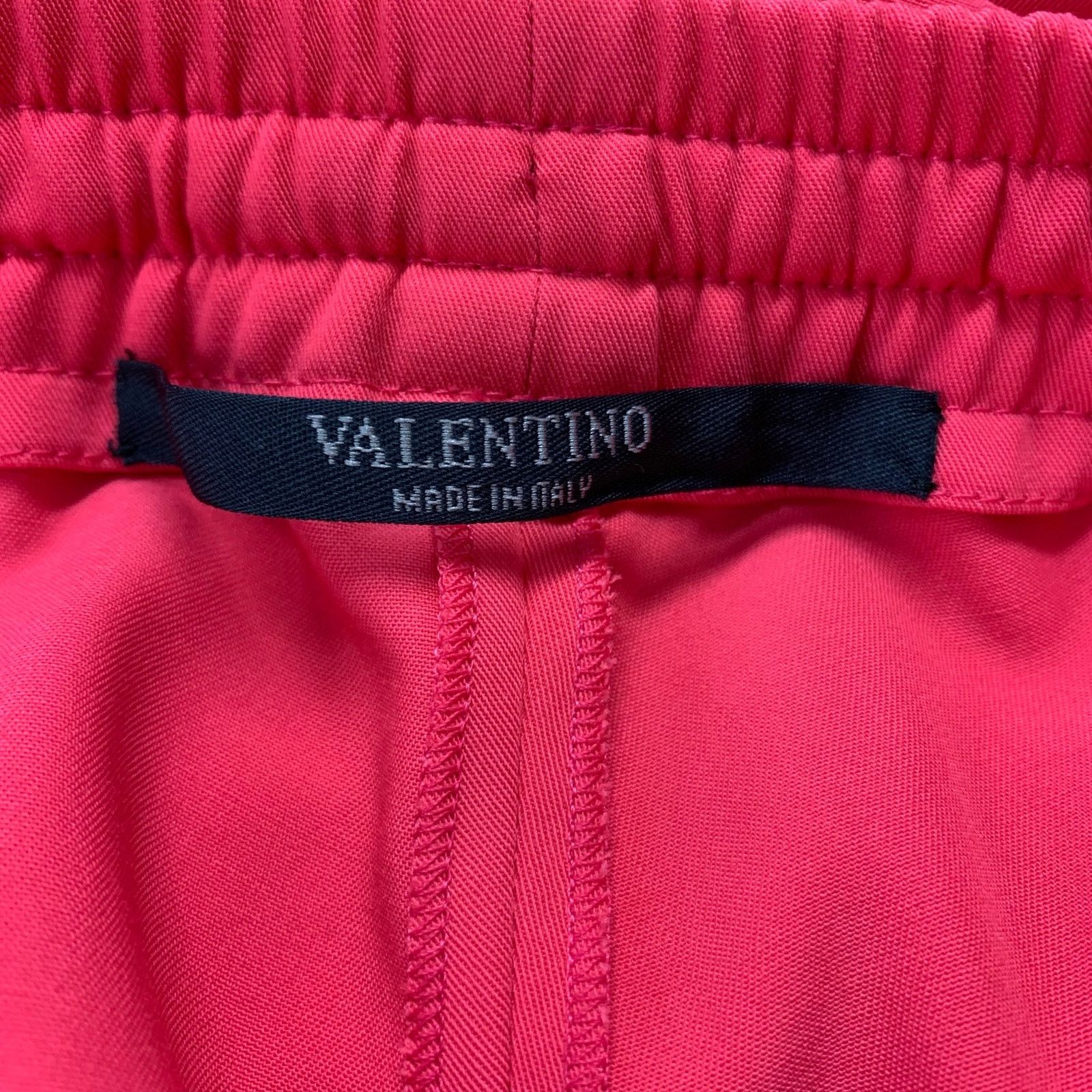Valentino VALENTINO Size 32 Pink Wool Elastic Waistband Casual Pants Size US 32 / EU 48 - 4 Thumbnail