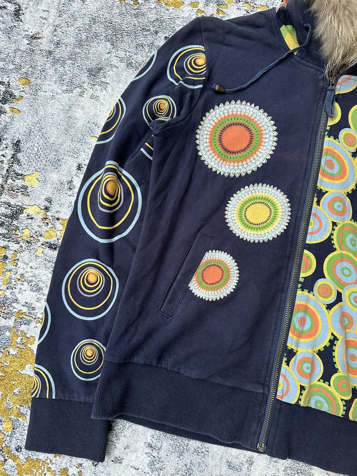 Hysteric Glamour CRAZY FADED VERY NICE DESIGN RICH & FAMOUS IFSIX LGB STYLE Size US M / EU 48-50 / 2 - 4 Thumbnail