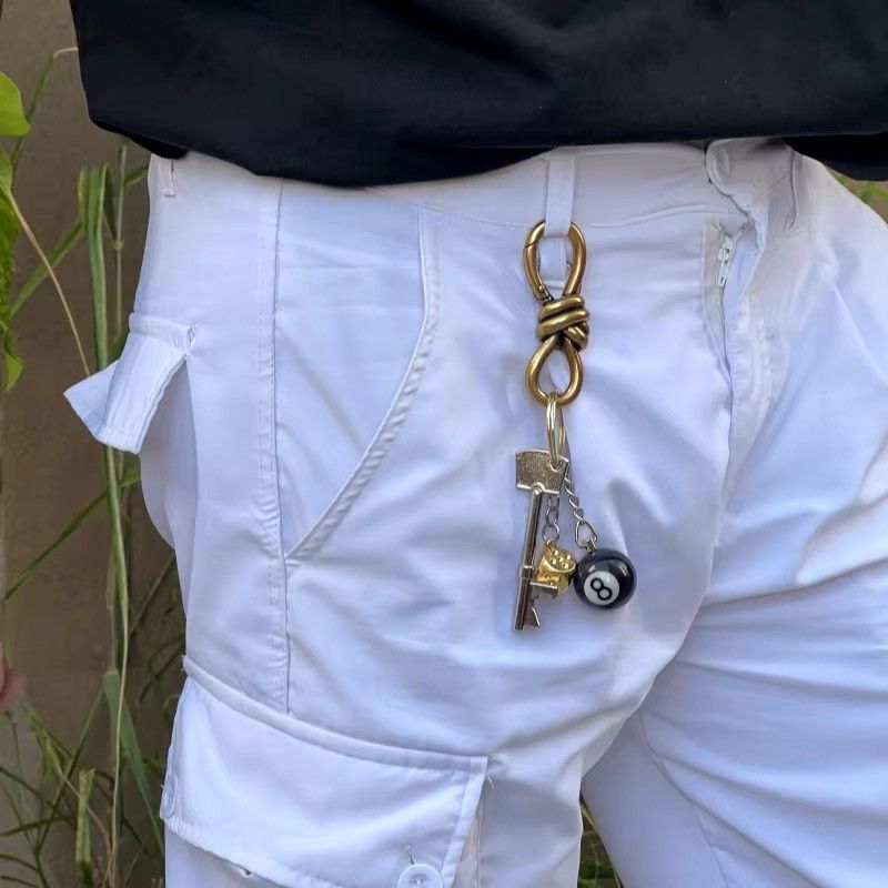 Vintage Golden Chain Jeans Carabiner Size ONE SIZE - 2 Thumbnail