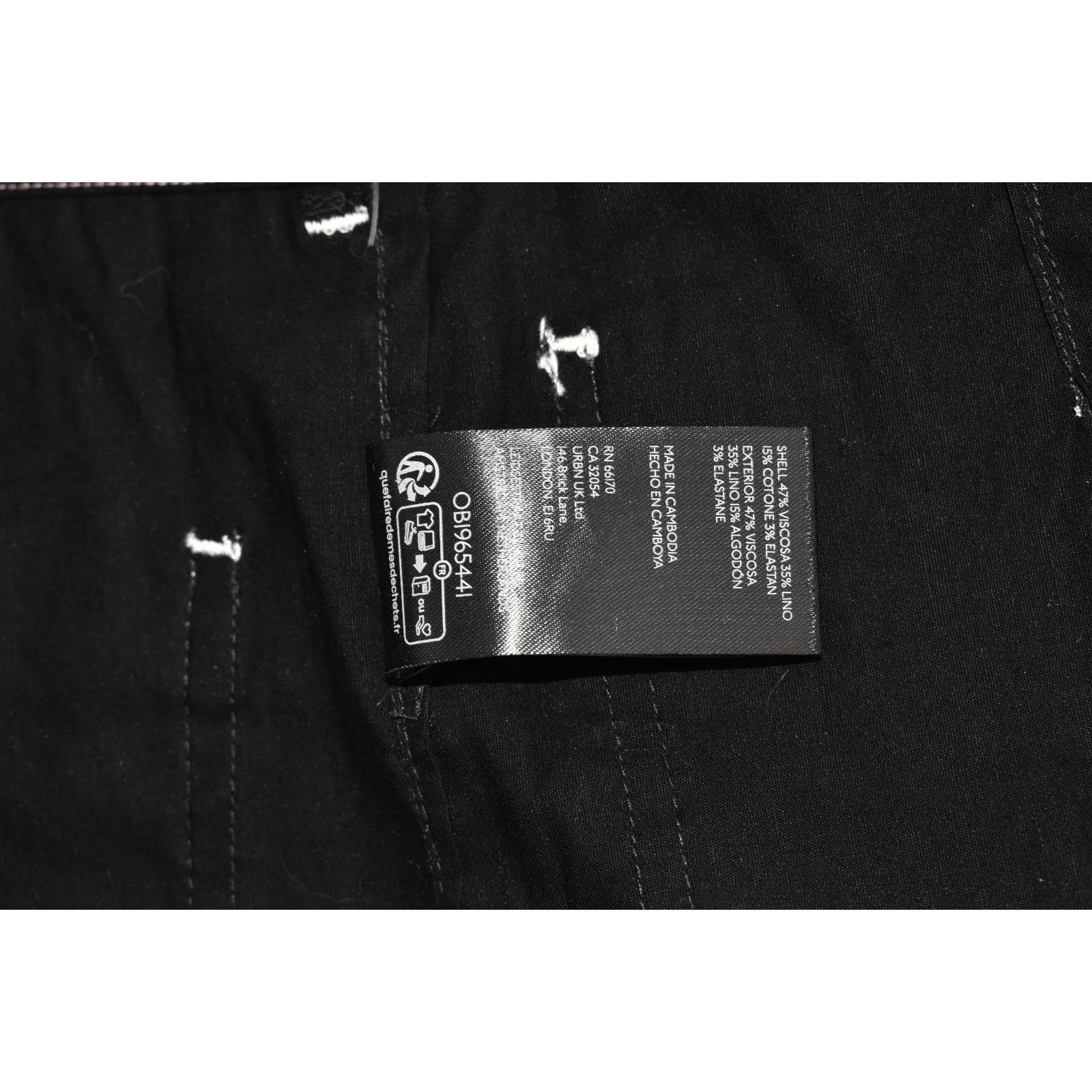 Anthropologie NWT MAEVE X ANTHROPOLOGIE Black Wide Leg Cropped Jeans Sz 31 Size 32" / US 10 / IT 46 - 6 Thumbnail