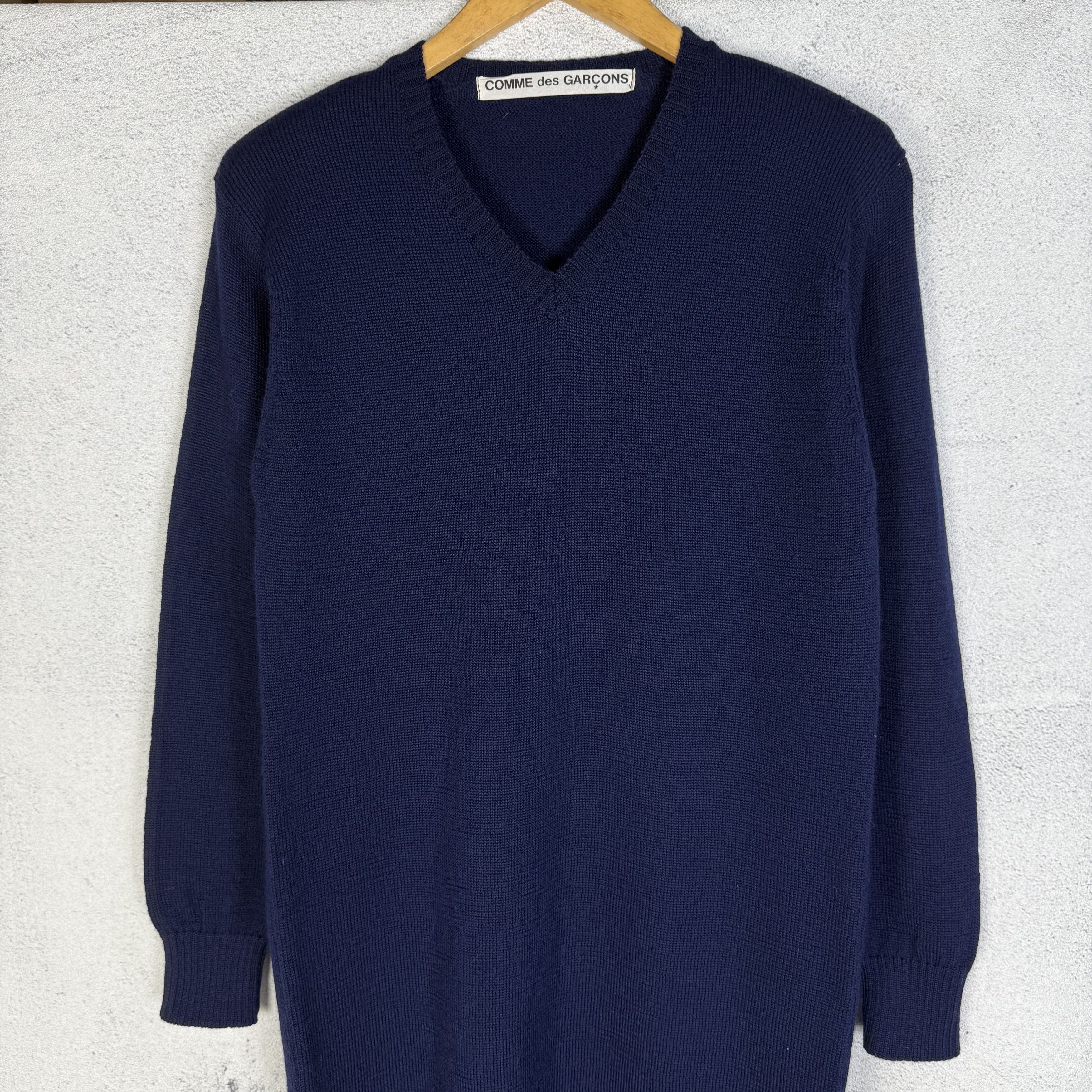 Comme des Garcons Archive 80s Comme Des Garcons Midi Wool Dress Size S / US 4 / IT 40 - 2 Thumbnail