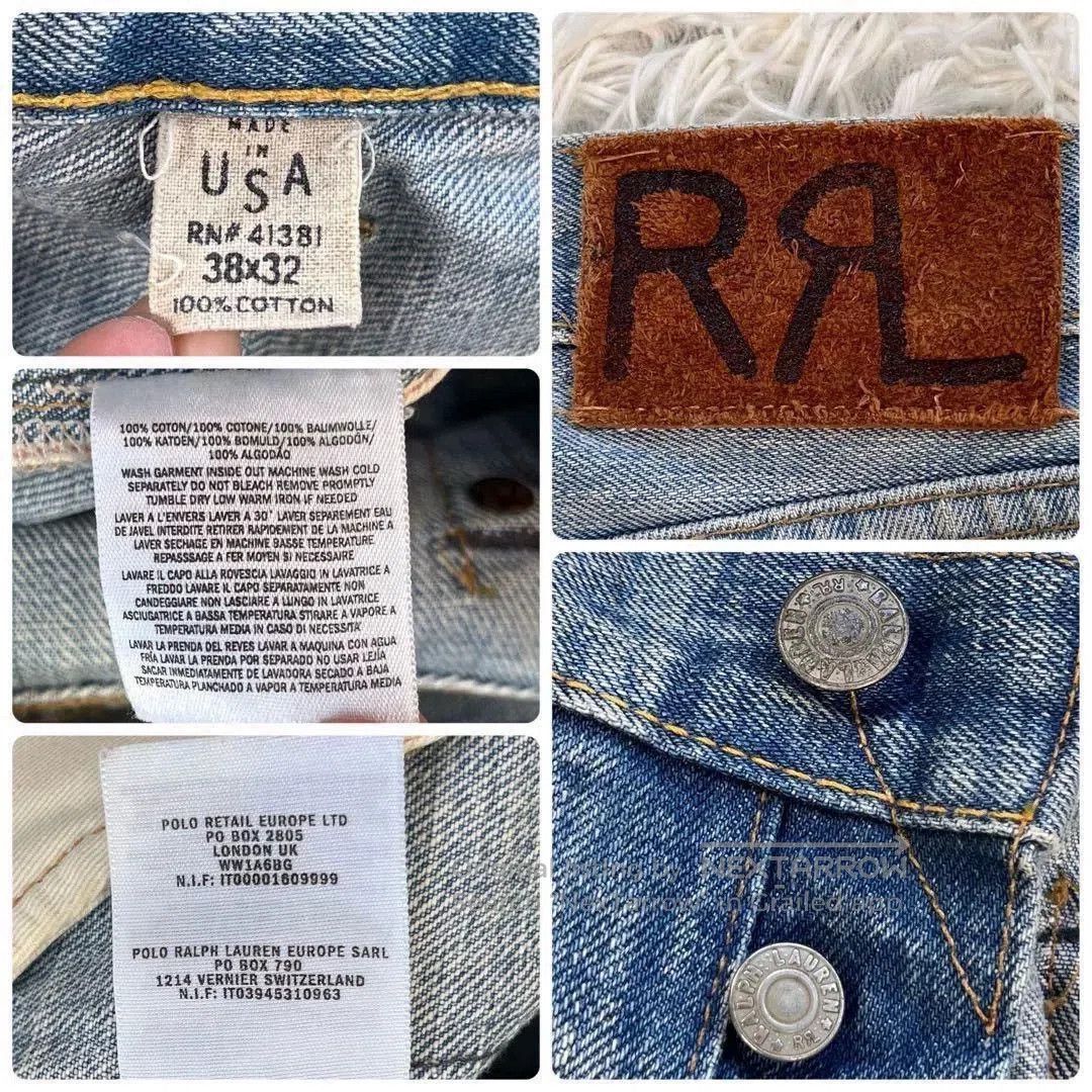 RRL Ralph Lauren classic selvedge denim boot cut pants. Size US 38 / EU 54 - 8 Thumbnail