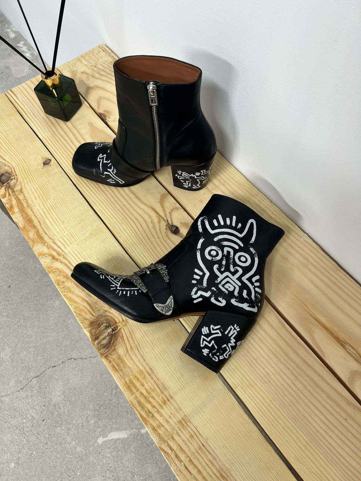 Coach × Keith Haring Coach X Keith Haring Western Moto Booties Size US 9.5 / IT 39.5 - 9 Thumbnail