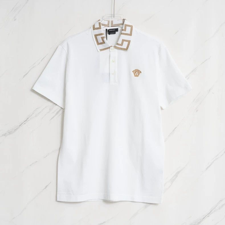 Versace Versace Men's embroidered polo shirt Size US S / EU 44-46 / 1 - 1 Thumbnail