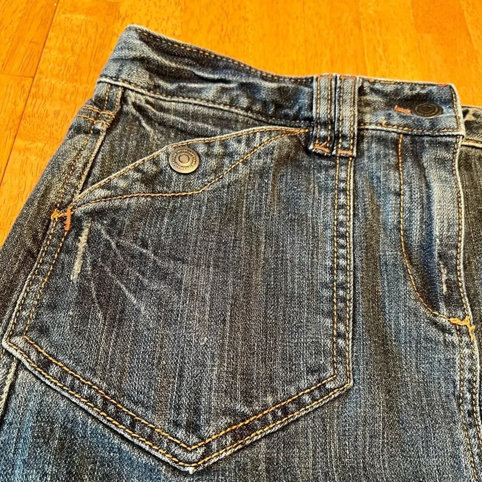 Loft Ann Taylor Loft denim mini skirt, size 4 Size 27" / US 4 / IT 40 - 3 Thumbnail