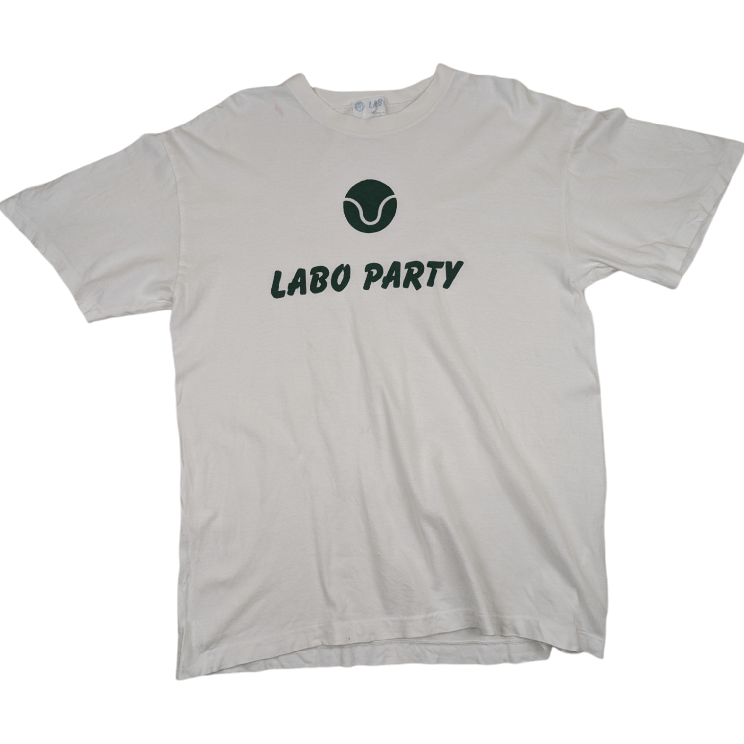 Japanese Brand Japan LABO PARTY Big Spell Out Logo Tee Single Stitches Size US M / EU 48-50 / 2 - 2 Thumbnail