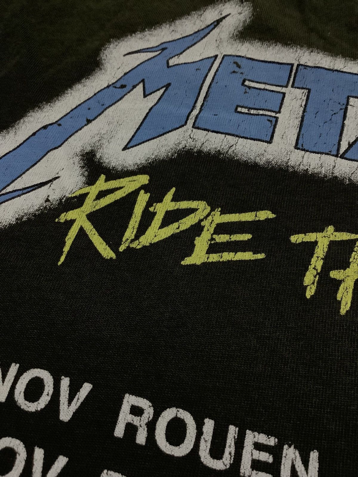 Band Tees × GU × Metallica Metallica Ride the Lightning 1984 Tour Tee Size S / US 4 / IT 40 - 20 Thumbnail