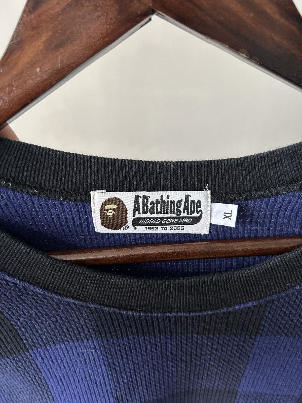 Bape Bape Japan Monogram Long Sleeve Size US XL / EU 56 / 4 - 7 Thumbnail