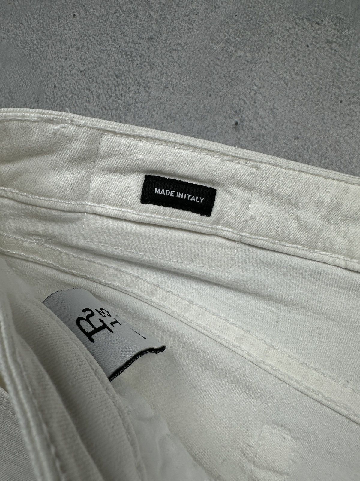 R13 R13 Alison Crop Jeans White Riot Size 28 Made in Italy Lux Size 28" / US 6 / IT 42 - 12 Thumbnail
