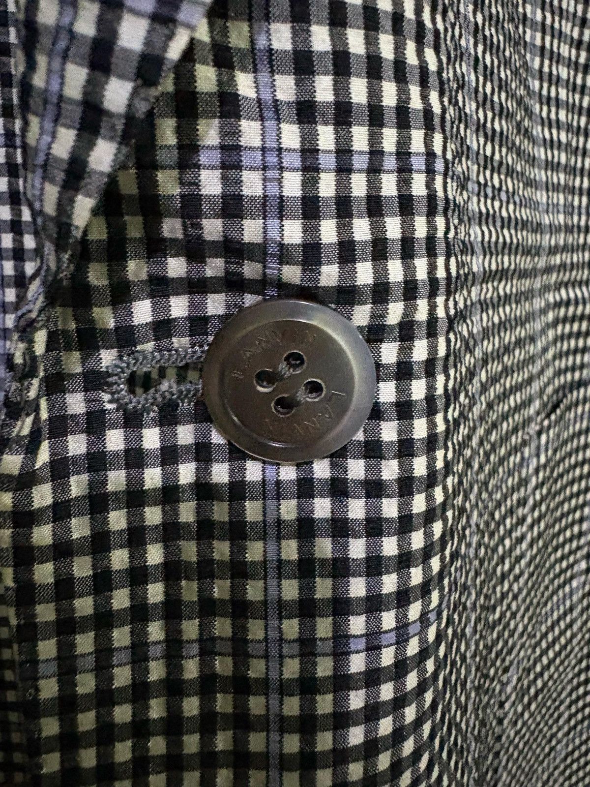 Lanvin Lanvin Coat Jacket Design Size 48R - 9 Thumbnail