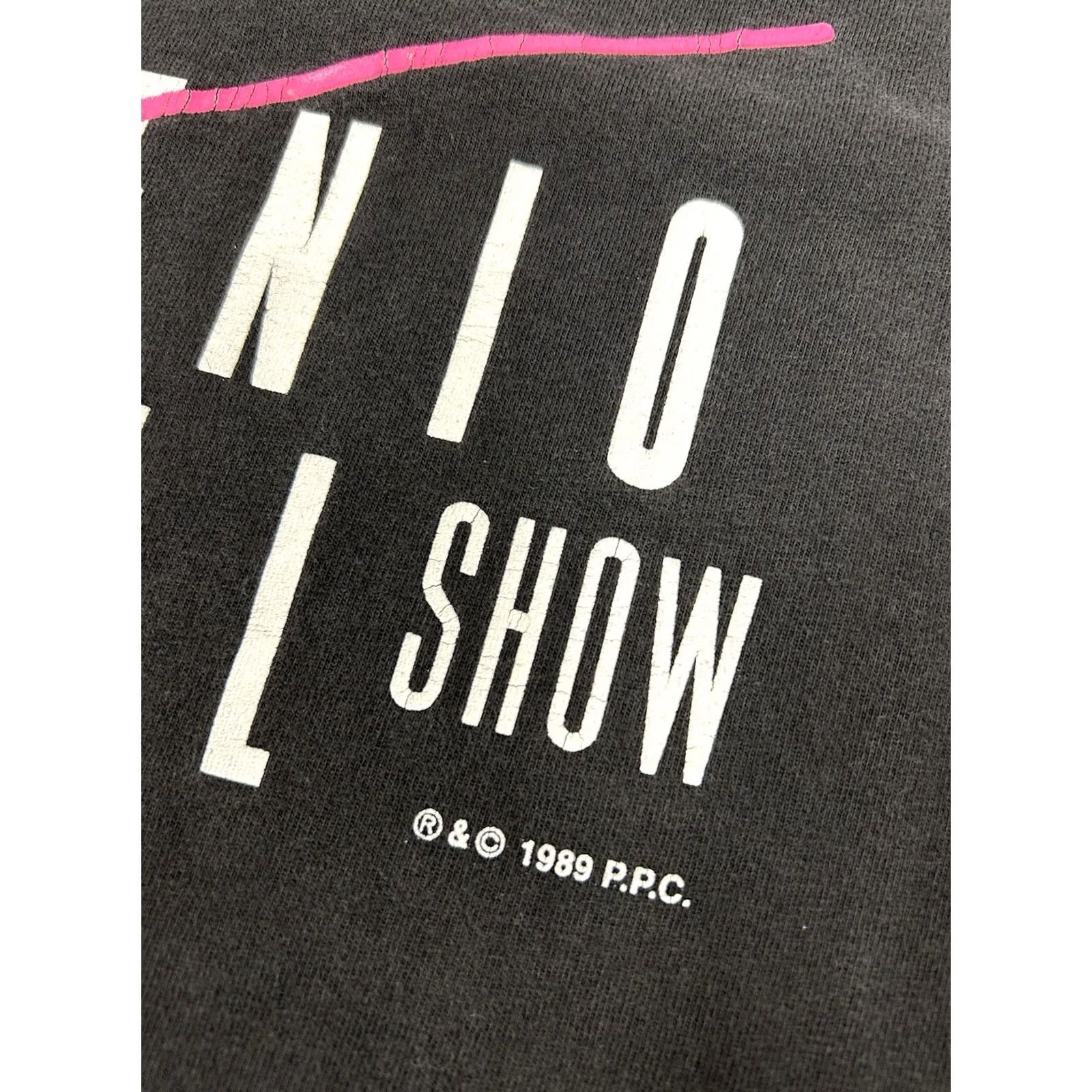 Hanes VINTAGE The Arsenio Hall Show TV Show Promo Tee XL Hanes Black 1989 90s Show Host Talk Show Rare Unisex Adults Size US XL / EU 56 / 4 - 5 Thumbnail