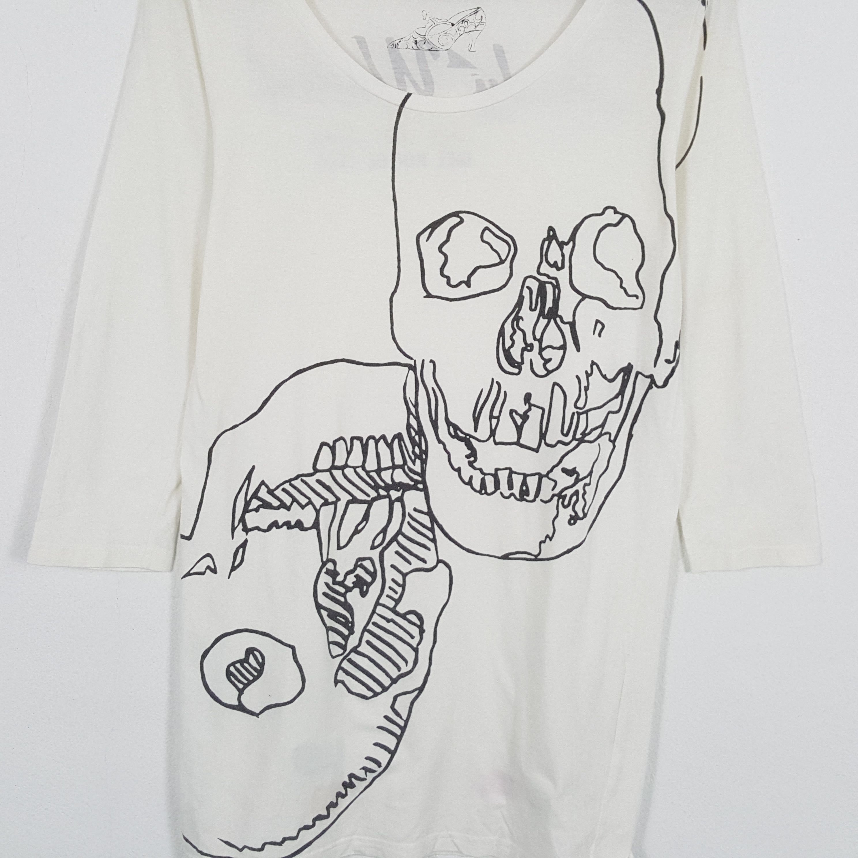 Andy Warhol ANDY WARHOL by HYSTERIC GLAMOUR Skulls Punk Style Tshirt Size S / US 4 / IT 40 - 2 Thumbnail