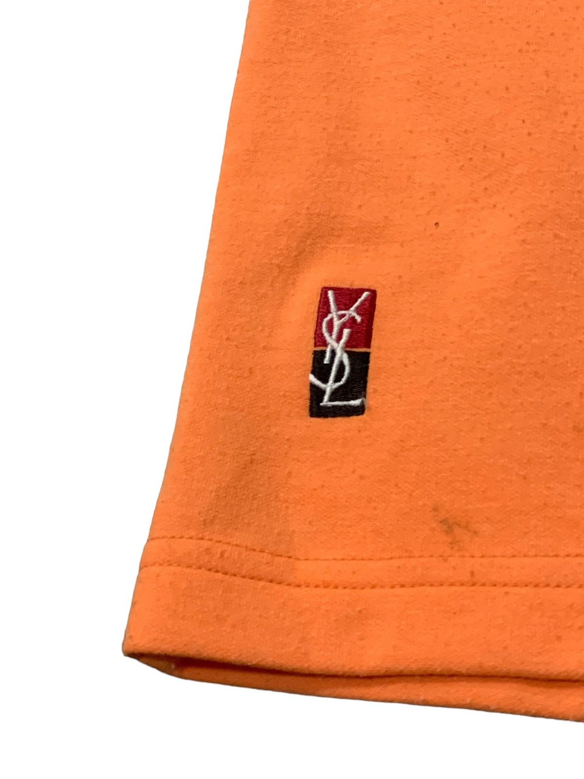 Yves Saint Laurent Vintage YSL Embroidered Sweat Shorts Size US 32 / EU 48 - 7 Thumbnail