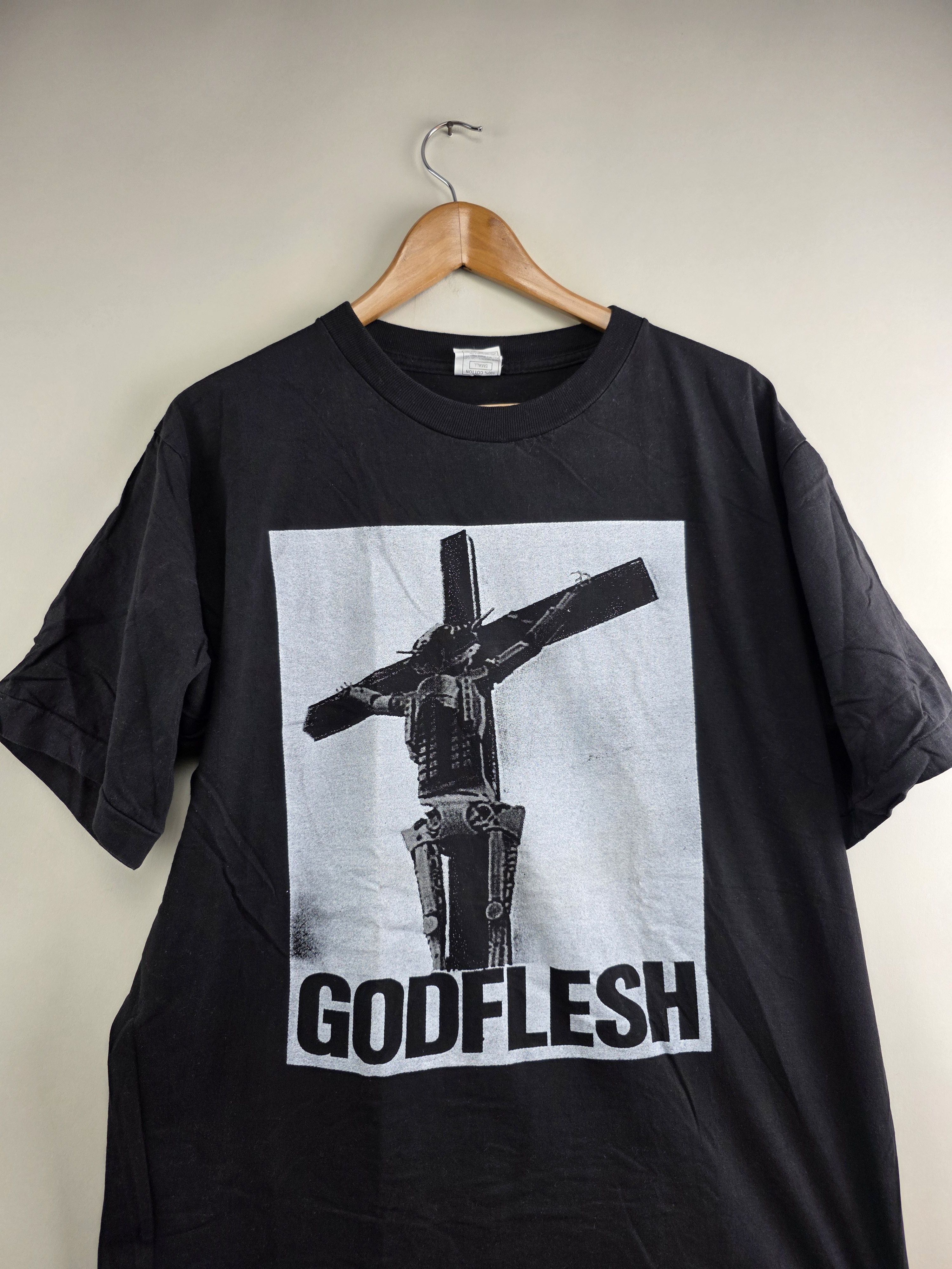 Band Tees × Vintage 1995 Godflesh Selfless Jesus Christ European Spring Tour L Size US L / EU 52-54 / 3 - 2 Thumbnail
