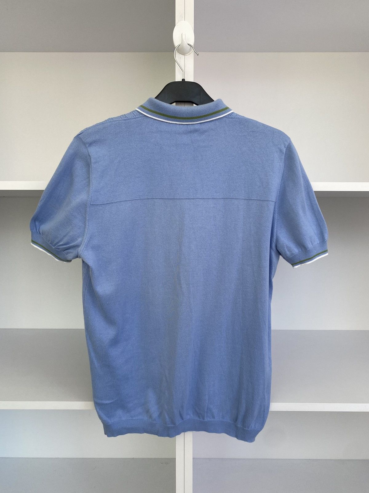 Kiton Vintage Kiton Rib Knit Polo T-Shirt Size US M / EU 48-50 / 2 - 14 Thumbnail