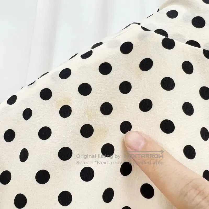 Miu Miu Miu Miu Polka Dot Midi Dress for Summer . Size L / US 10 / IT 46 - 5 Thumbnail