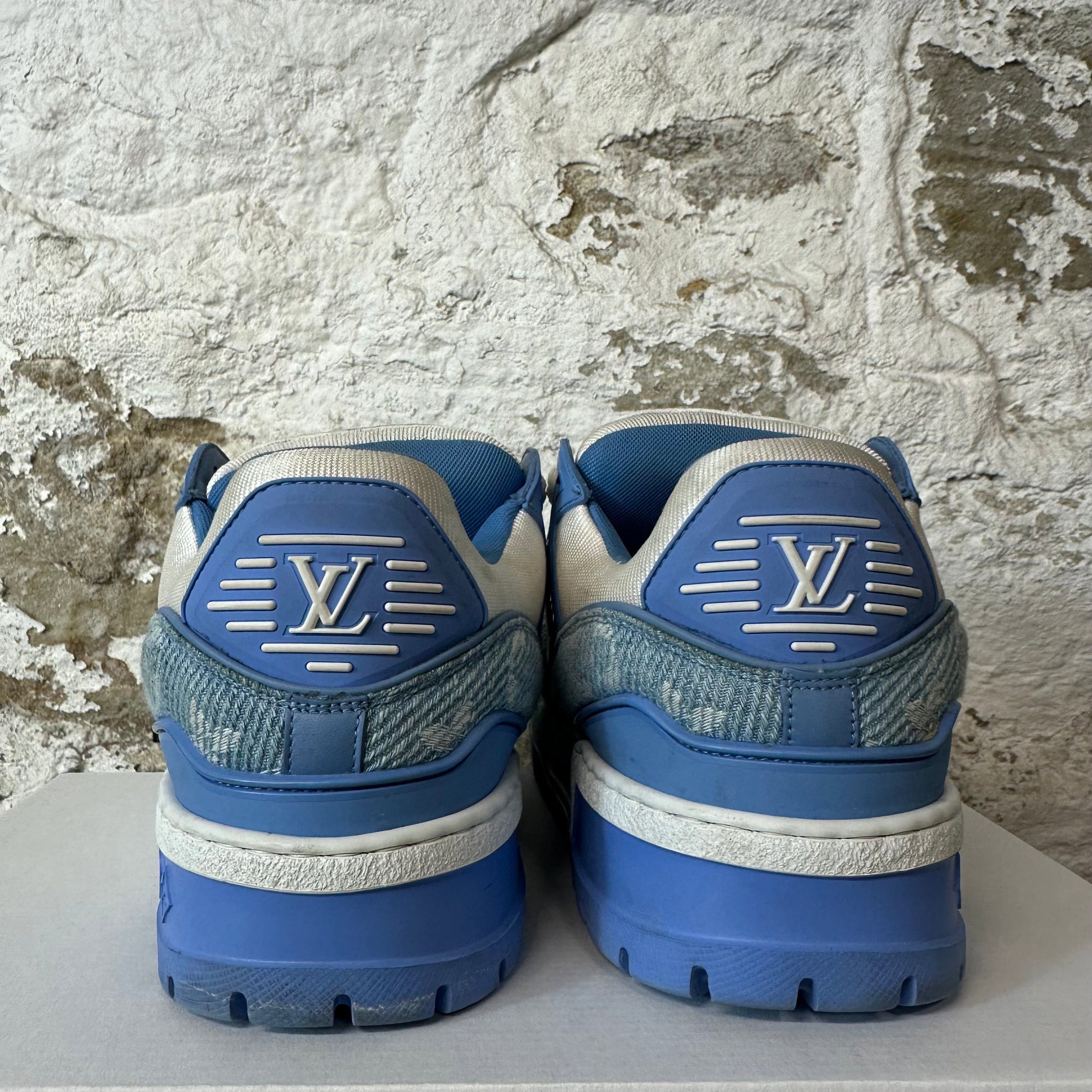 Louis Vuitton Louis Vuitton Baby Blue Maxi Trainer Sneaker Sz 6.5 (39) Size US 6.5 / EU 39-40 - 5 Thumbnail