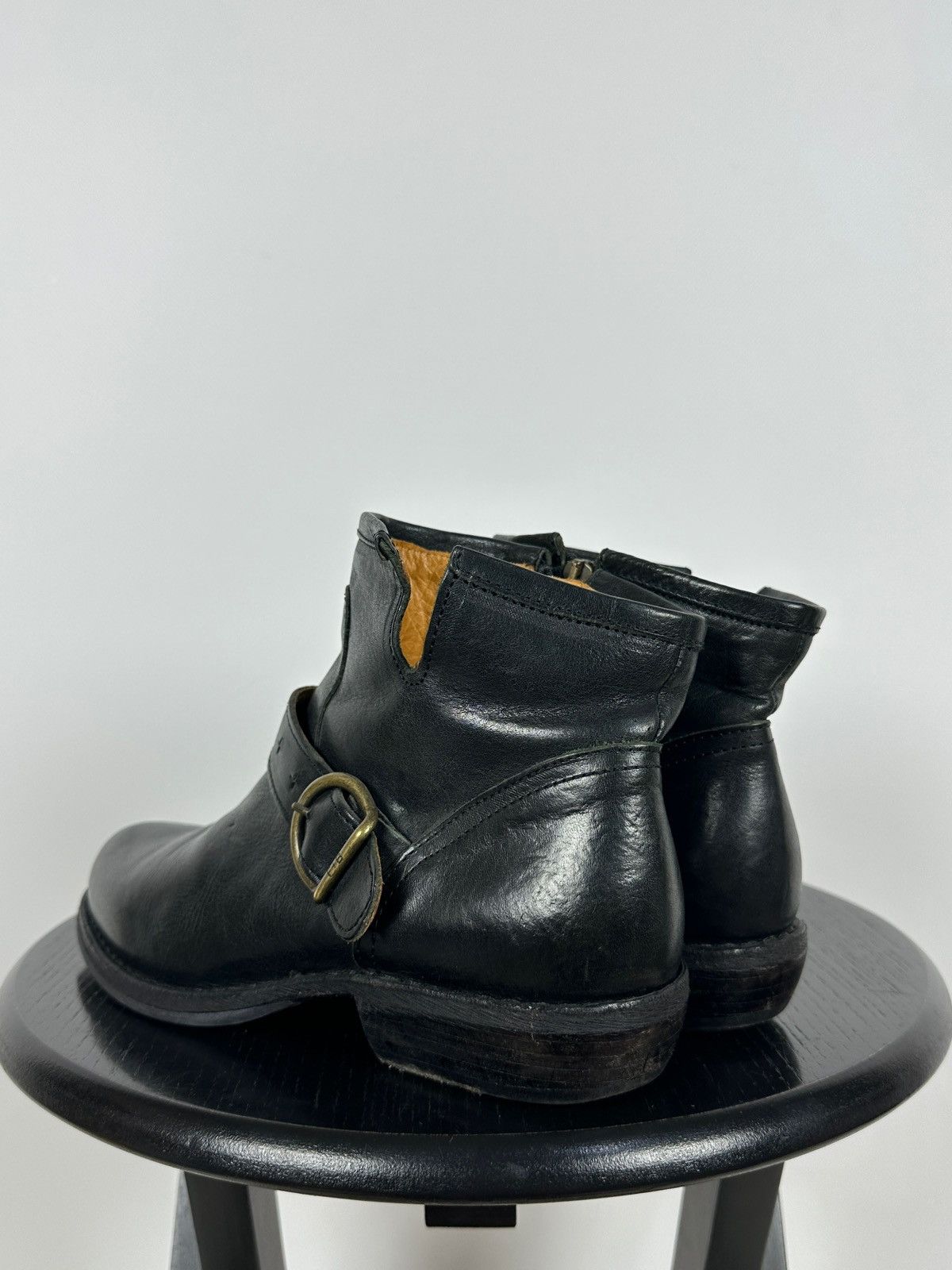 Fiorentini + Baker Fiorentini + Baker Carnaby Chad Black Leather Biker Boots Size US 7 / IT 37 - 6 Thumbnail