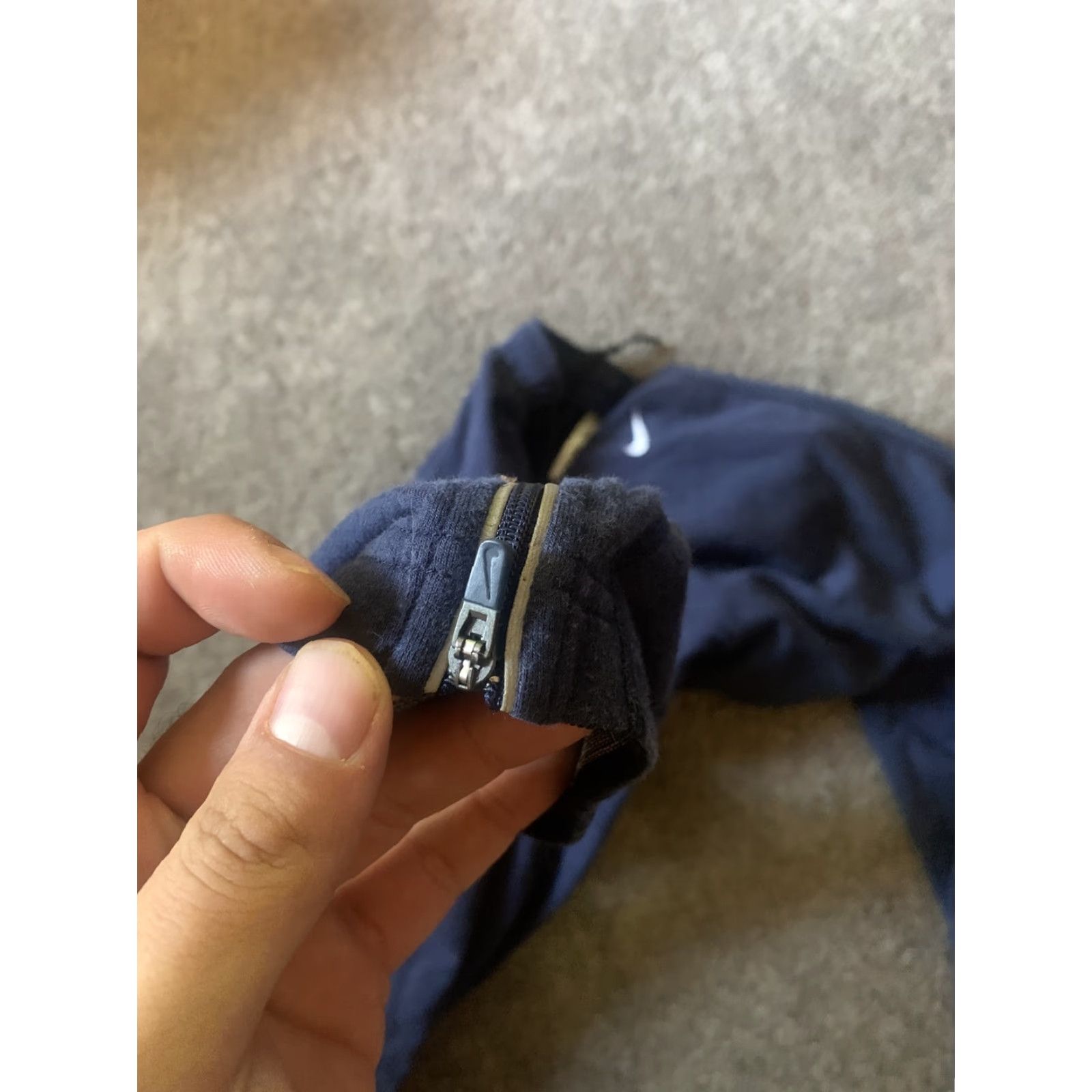 Nike VINTAGE Women’s NIKE Blue Zipper Pockets Sweat Pants M (8-10) Womens Size 32" / US 10 / IT 46 - 7 Thumbnail