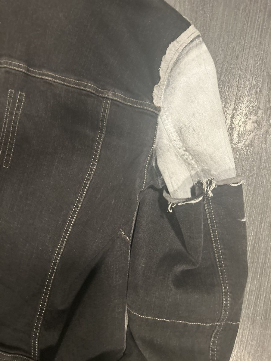 Rick Owens × DRKSHDW Panel Painted Panel Denim Jacket Size US M / EU 48-50 / 2 - 5 Thumbnail