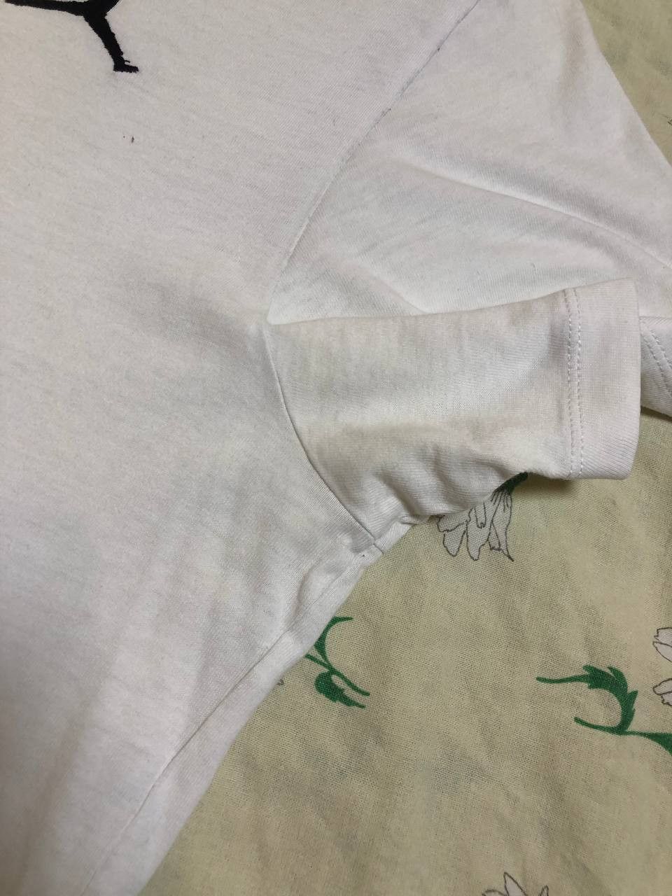 Nike Nike Air Jordan Men's White T-Shirt Black Small Jumpman Logo Size US L / EU 52-54 / 3 - 7 Thumbnail
