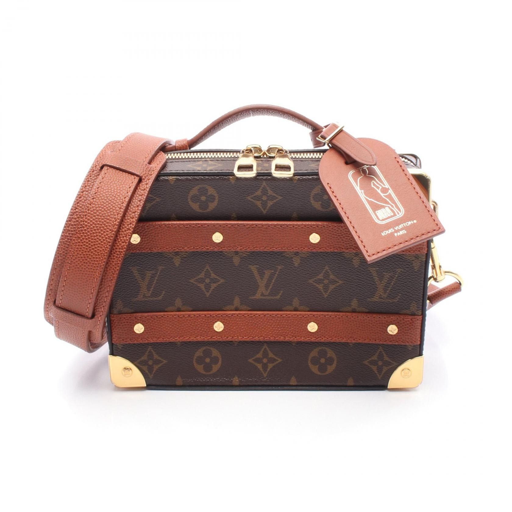 Louis Vuitton Louis Vuitton Louis Vuitton LOUIS VUITTON × NBA Monogram 2way bag Canvas Handbag M45785 Size ONE SIZE - 1 Thumbnail