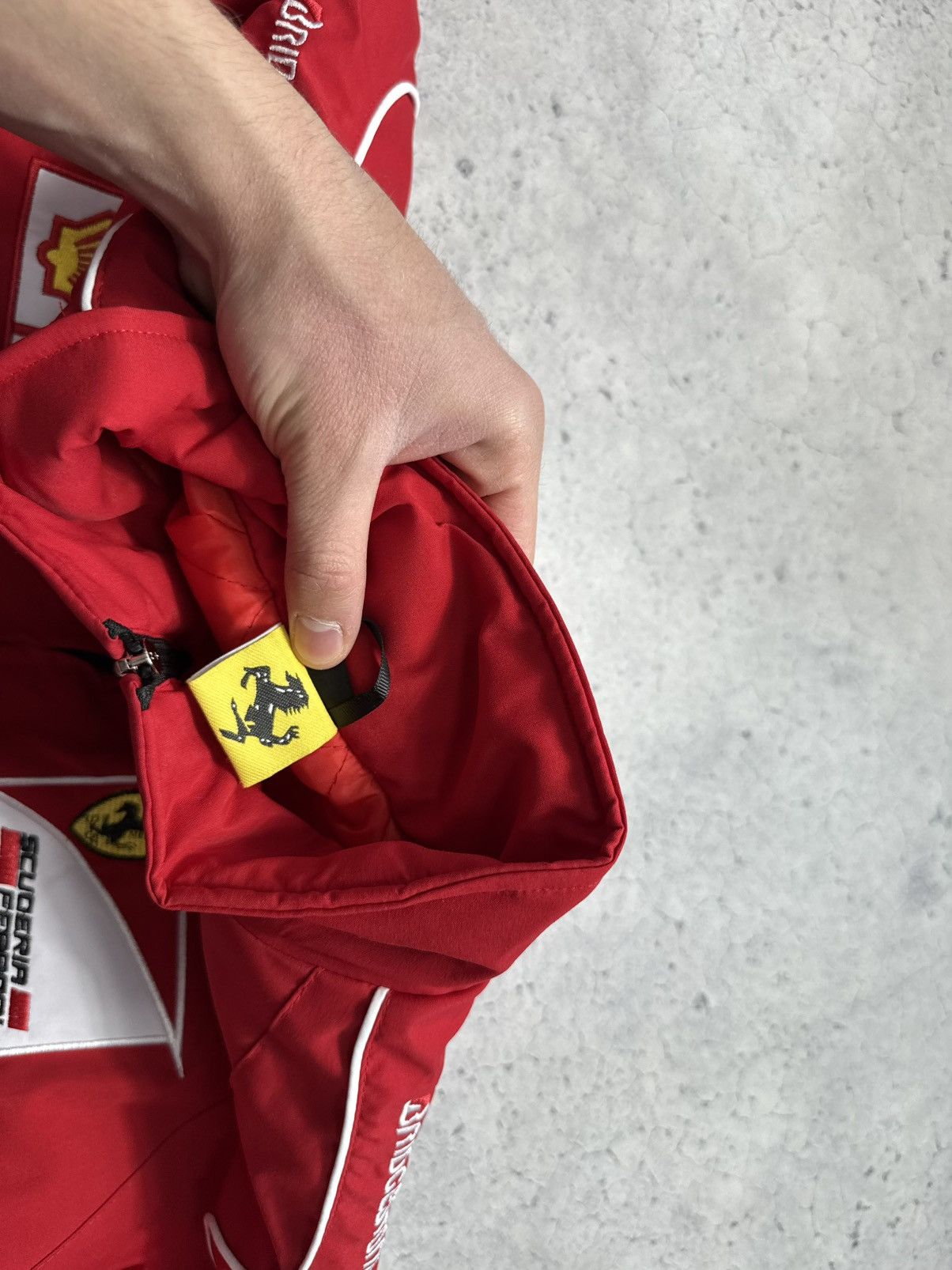 Ferrari Ferrari F1 Racing Bomber Jacket Hype Rare Big Logo Vintage Size US XL / EU 56 / 4 - 10 Thumbnail