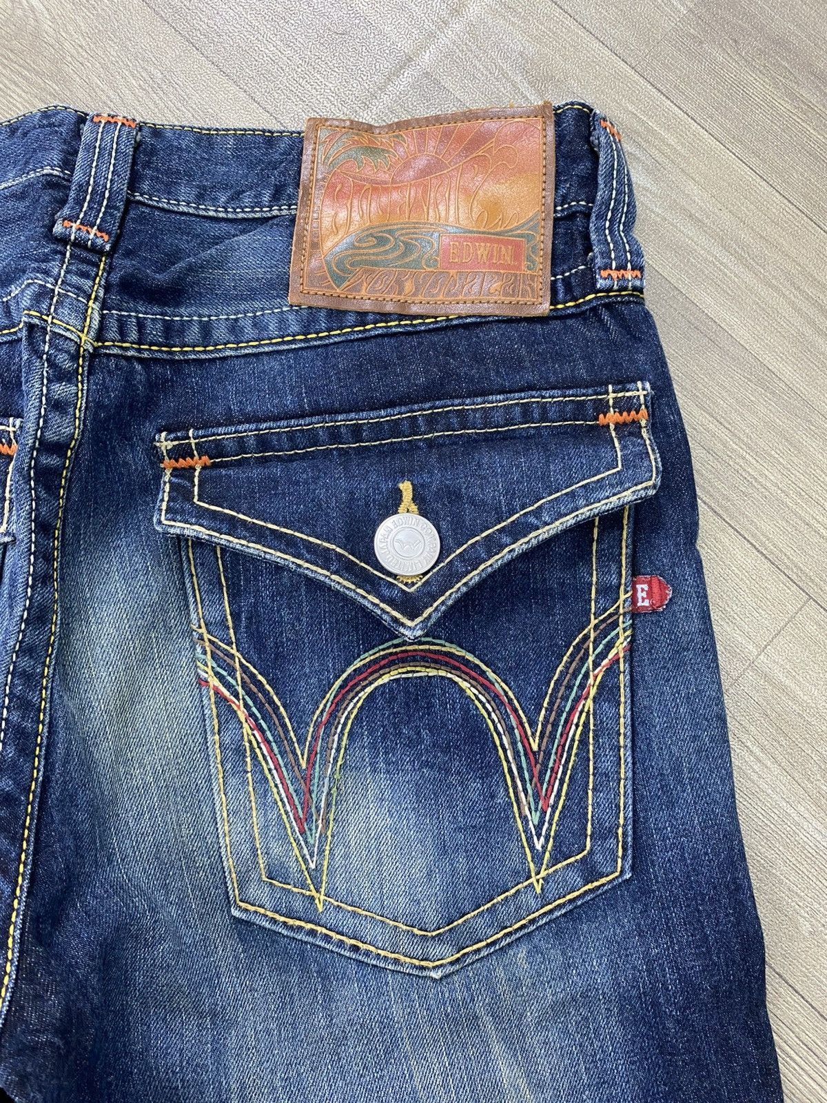 If Six Was Nine 2000s Ediwn Trip Japan Distressed Faded Lgb Punk Style Jeans Size US 34 / EU 50 - 15 Thumbnail