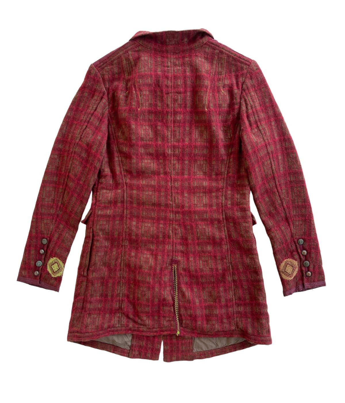 Marithe + Francois Girbaud Marithe Francois Girbaud Tweed Coat Jacket Size M / US 6-8 / IT 42-44 - 3 Thumbnail