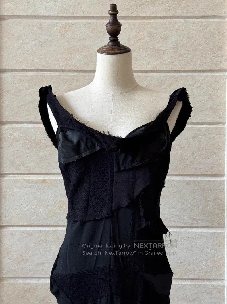 Junya Watanabe Junya Watanabe All Black Deconstructed Patchwork Dress Size M / US 6-8 / IT 42-44 - 5 Thumbnail