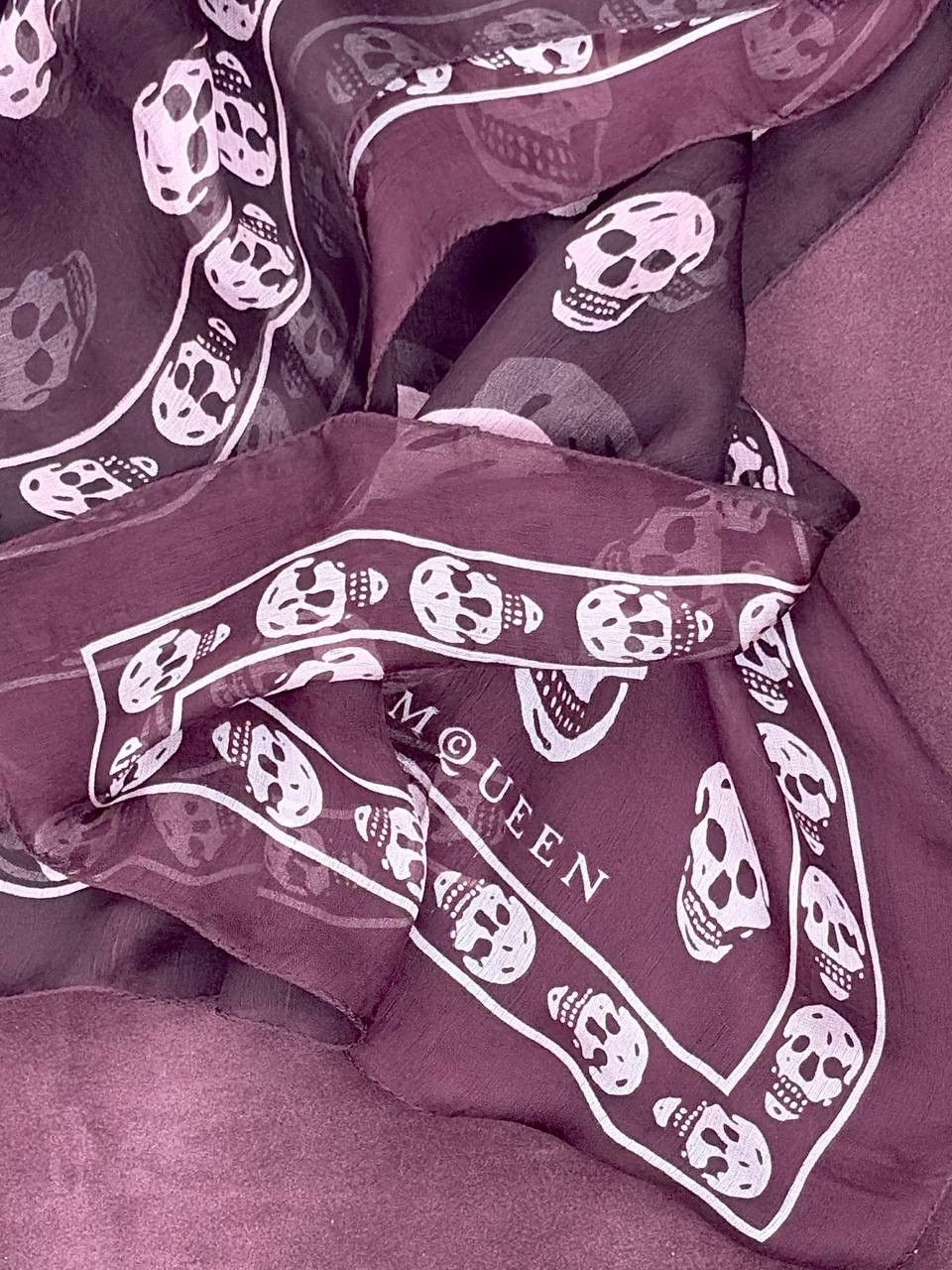 Alexander McQueen Alexander Mqueen Skull Scarf Size ONE SIZE - 4 Thumbnail