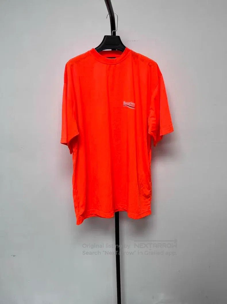 Balenciaga Balenciaga Solid Color Round Neck Short Sleeve T-Shirt wit Size US S / EU 44-46 / 1 - 1 Thumbnail
