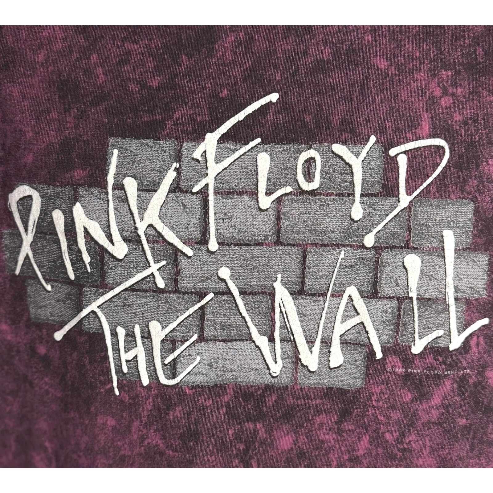 Pink Floyd Vintage 1982 Pink Floyd The Wall Shirt Single Stitch Tie Dye Size US L / EU 52-54 / 3 - 5 Thumbnail