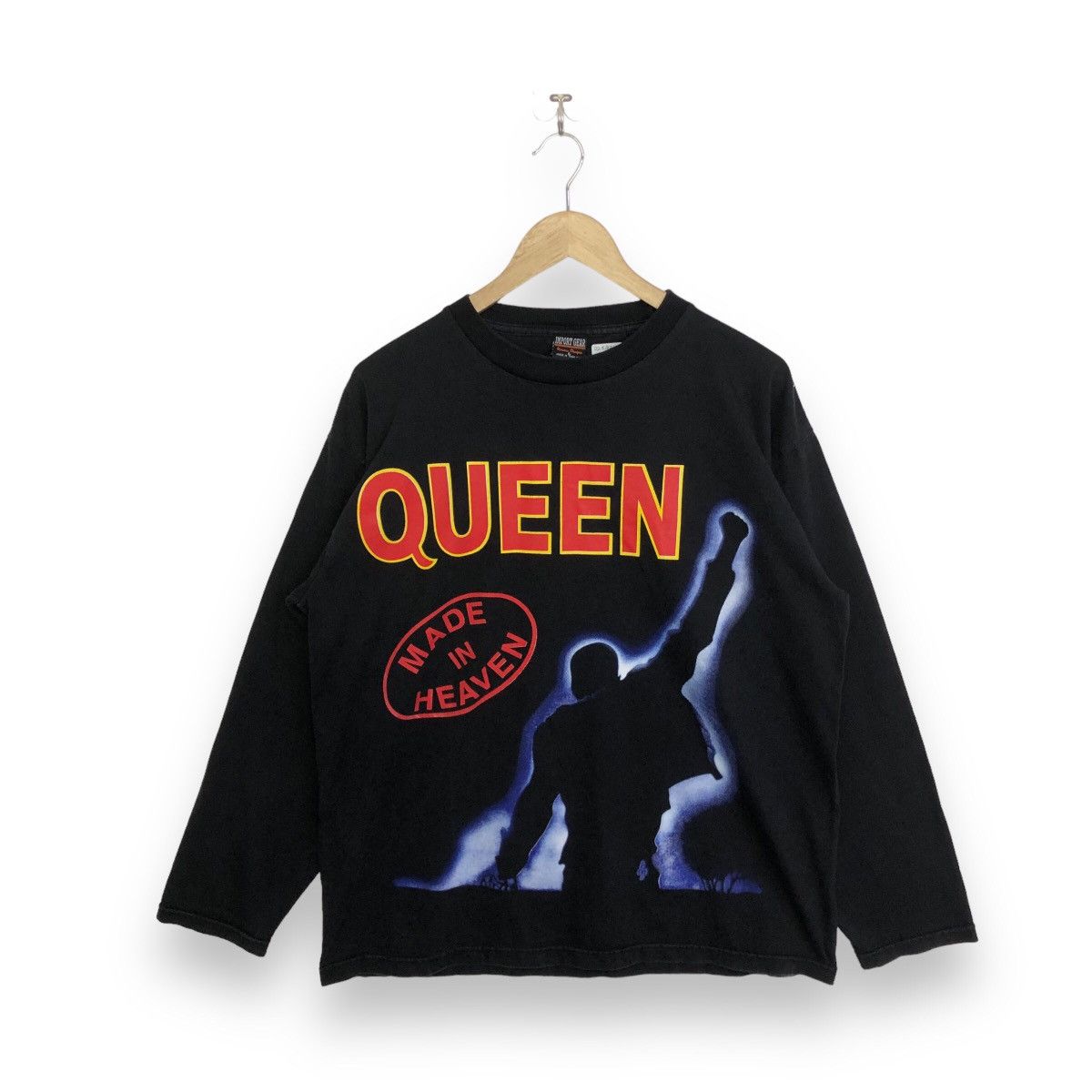 Band Tees Vintage Queen Rock Band Made In Heaven Long Sleeve Tshirt Size US L / EU 52-54 / 3 - 1 Thumbnail
