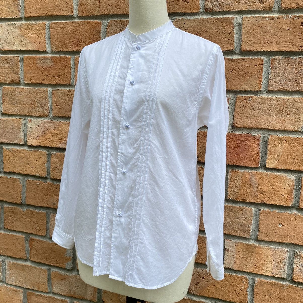 Zucca Zucca White Fitted Button-Up Shirt Size XS / US 0-2 / IT 36-38 - 22 Thumbnail