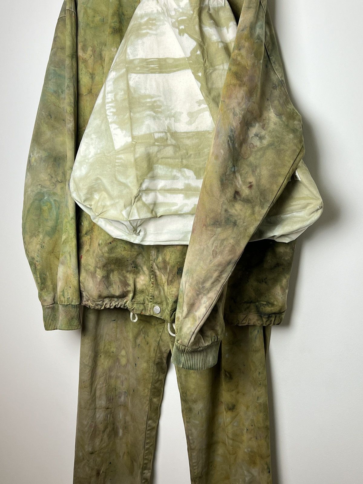 Giorgio Armani armani y2k camo tie dye 1/1 coach jacket Size US L / EU 52-54 / 3 - 15 Thumbnail