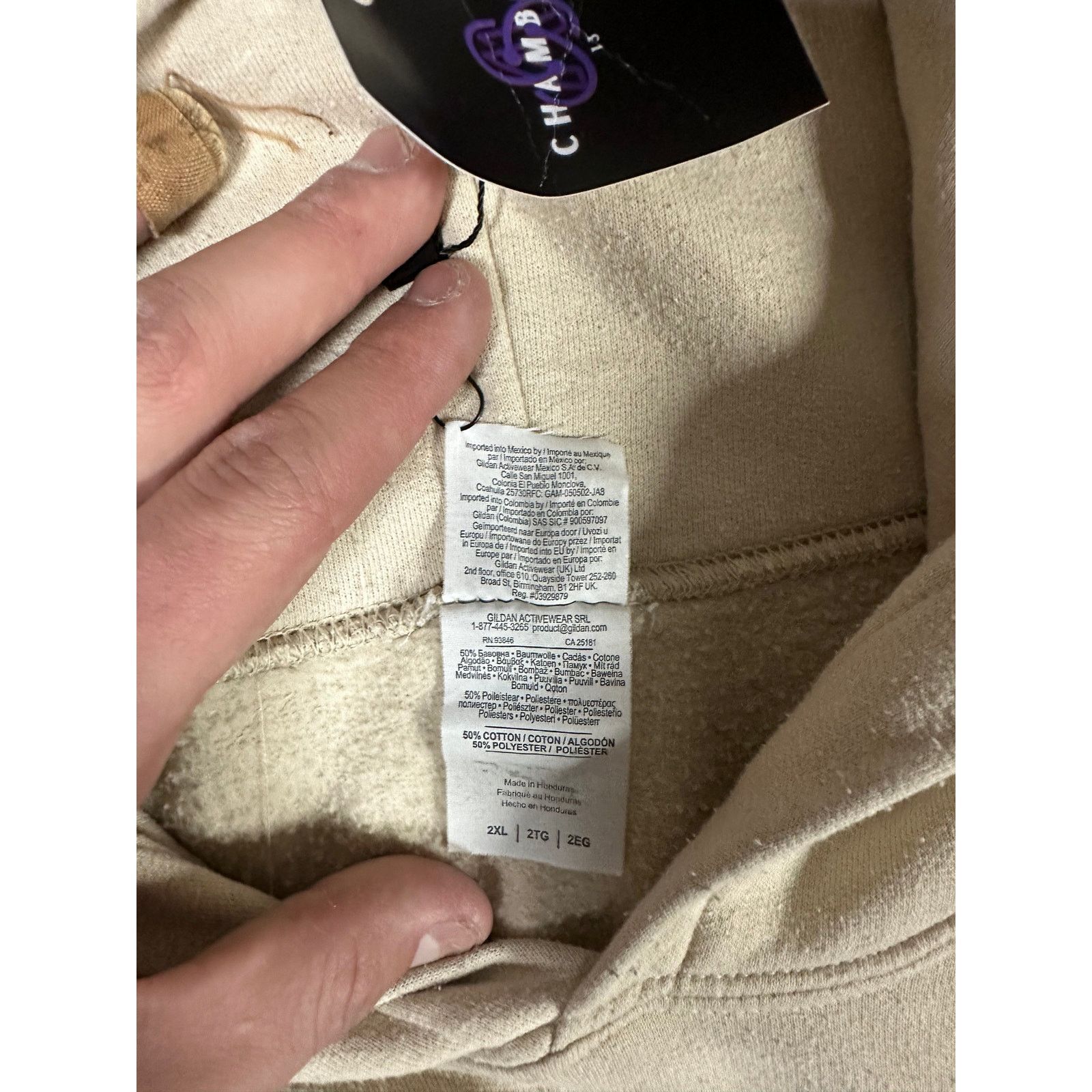 Kid Cudi Kid Cudi Kids See Ghost Hoodie Beige Used XXL Size US XXL / EU 58 / 5 - 4 Thumbnail