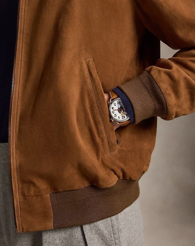 Polo Ralph Lauren Polo Ralph Lauren The Charleton Suede Jacket Bomber Size XL. Size US XL / EU 56 / 4 - 4 Thumbnail