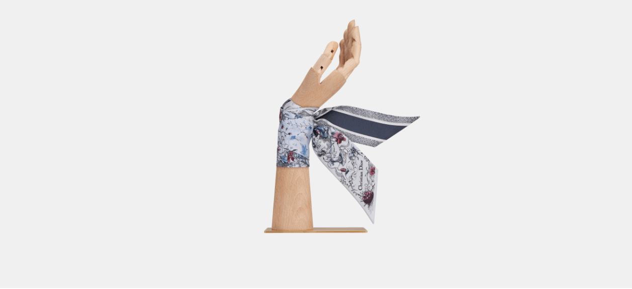 Dior o1w1db10424 Size: OS Dior Magique Mitzah Scarf in Multicolor Size ONE SIZE - 5 Thumbnail
