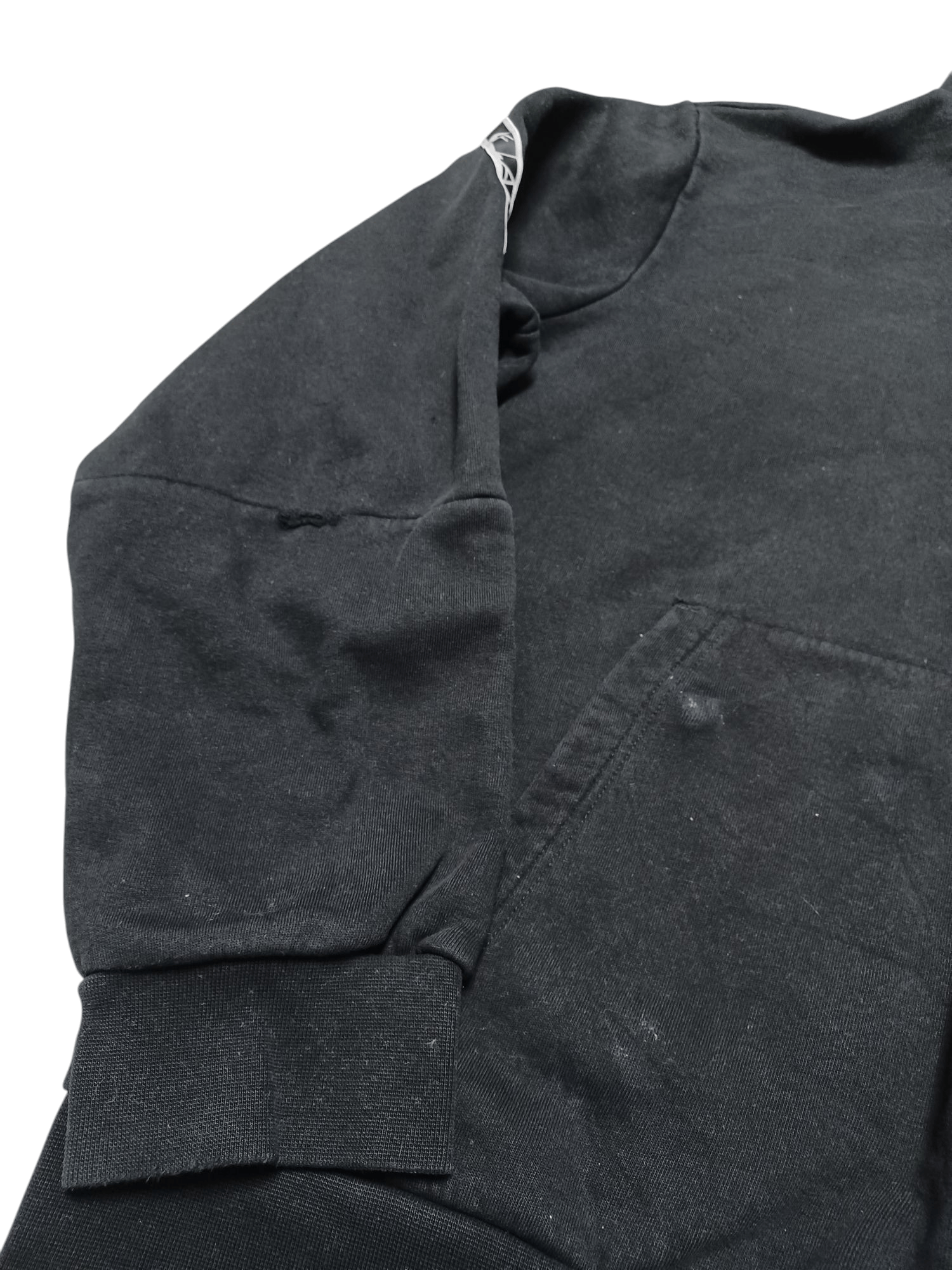 Lacoste LACOSTE SOME DIRTY AND DISTRESSED FIRE HOODIE Size US XL / EU 56 / 4 - 3 Thumbnail