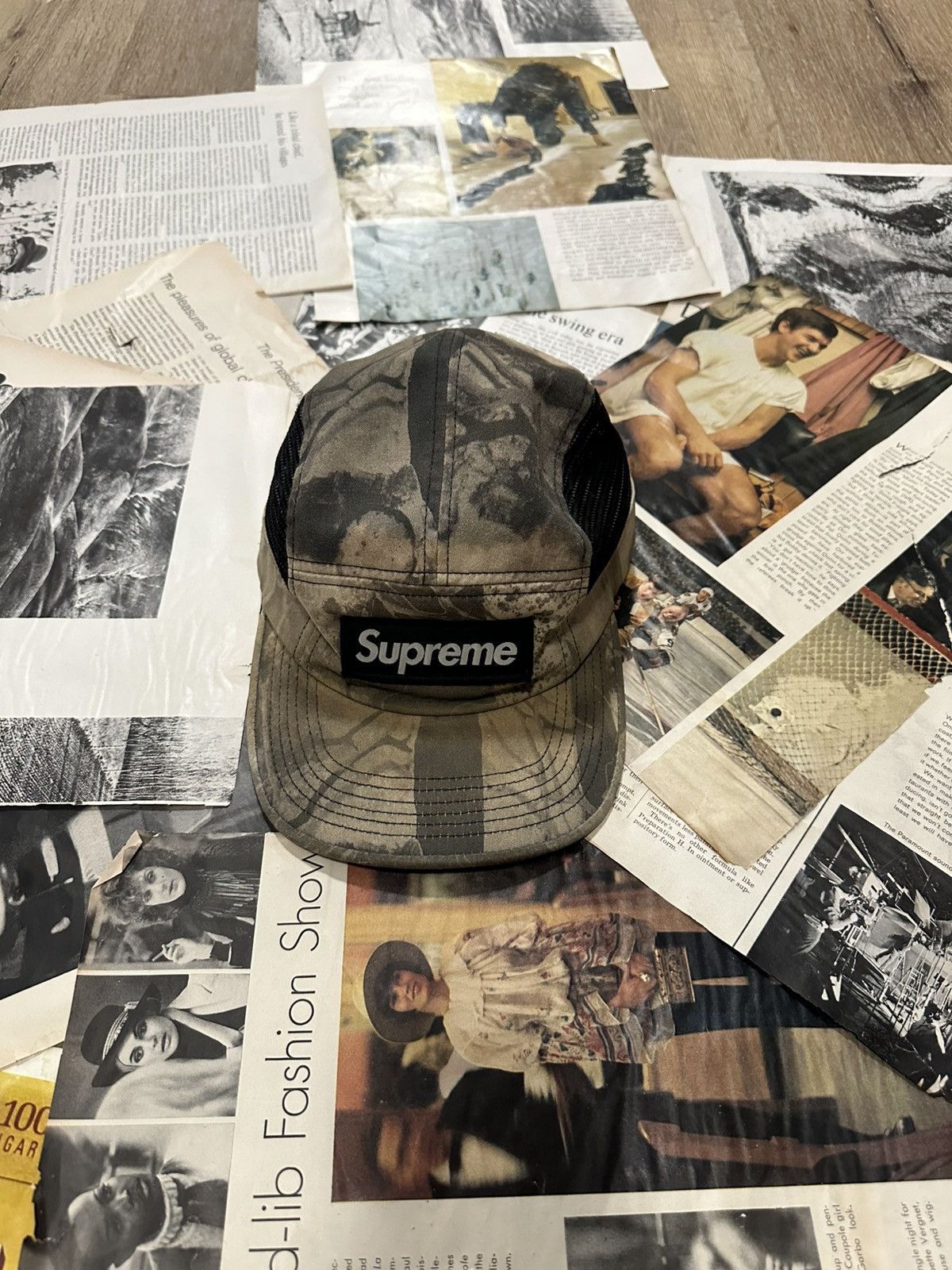 Other Supreme Camo Camp Hat Size ONE SIZE - 2 Thumbnail