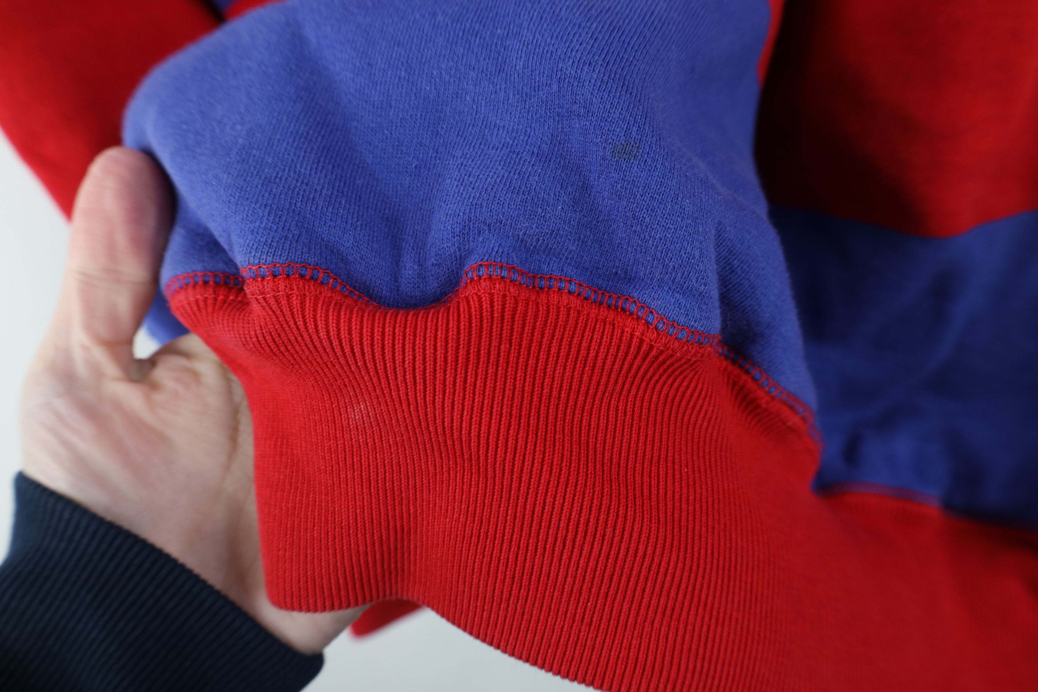 Polo Ralph Lauren Vintage 90s Ralph Lauren Striped 1/4 Half Zip Sweatshirt Size US M / EU 48-50 / 2 - 6 Thumbnail