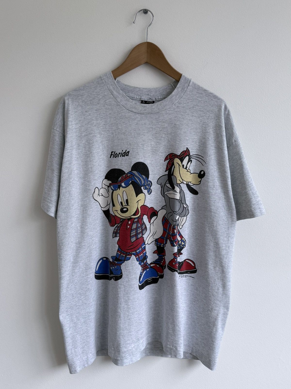 Disney Vintage 90s Mickey Mouse Goofy Graphic T-Shirt Size US XL / EU 56 / 4 - 1 Thumbnail