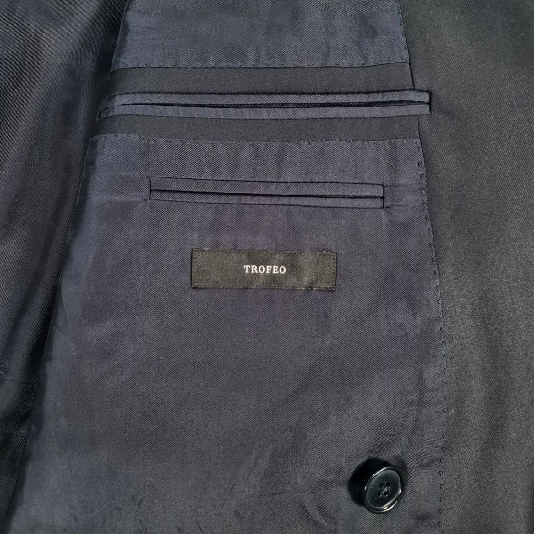 Ermenegildo Zegna Ermenegildo Zegna Blazer Mens Wool Double Breasted Blue 48 R Su Misura Jacket Size 48R - 6 Thumbnail