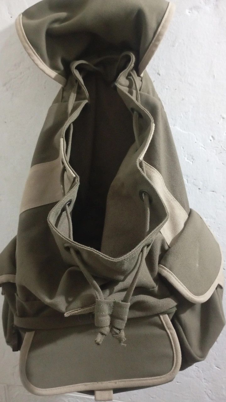 Ecko Unltd. Ecko Unltd Vintage Olive Canvas Backpack – Y2K Streetwear Size ONE SIZE - 4 Thumbnail