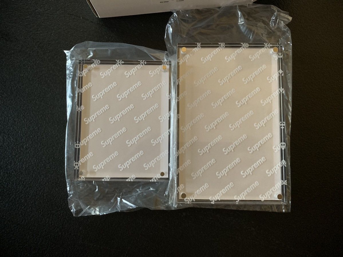 image of Supreme Acrylic Photo Frame - Set Of 2 in White, Men's