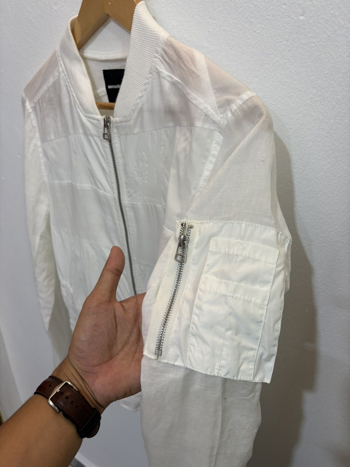 Japanese Brand 2000s Semantic design Bomber Jacket Size US M / EU 48-50 / 2 - 4 Thumbnail