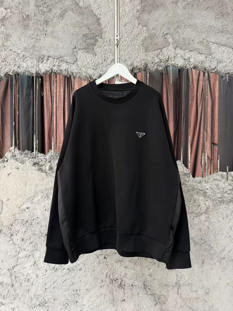 Prada Prada Metal Triangle Logo Sweatshirt-dmc Size US M / EU 48-50 / 2 - 1 Thumbnail