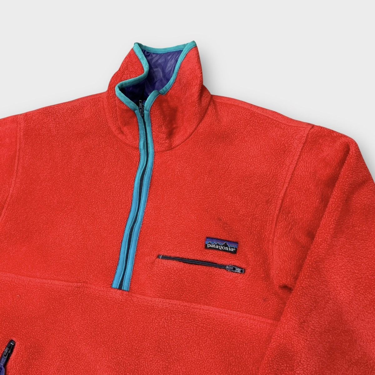Patagonia VINTAGE 90s PATAGONIA GLISSADE HALF ZIP NYLON FLEECE JACKET Size US M / EU 48-50 / 2 - 13 Thumbnail